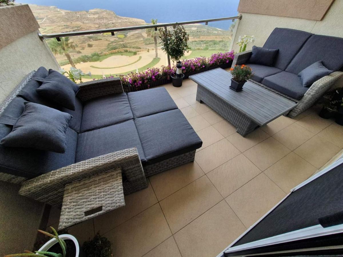 Sunset Holiday Apartment With Communal Pool + Views Ghajn Melel Buitenkant foto
